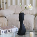 Axyaa White Ceramic Vase - Nordic Furniture Crafts Ornaments - Home Decor Accessories