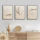 Islamic Canvas Art Prints Arabic Calligraphy Poster for Modern Living Room - Axyaa