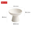 Axyaa Striped Ceramic Dessert Bowl Set for Molecular Cuisine and Snacks