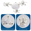 Axyaa Drone Ceiling Fan Light with Remote Control: Silent, Adjustable Angle Lighting & Cooling