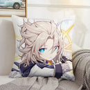 Axyaa Decorative Pillow Covers for Sofa Cushions - Genshin Impact Inspired Home Decor