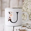 Enamel Creative Coffee Cups Vintage Design by Axyaa