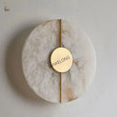 Axyaa Alabaster Marble Wall Sconce - Modern Elegant Light for Bedroom Living Room Aisle
