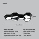 Axyaa Geometric Honeycomb LED Ceiling Light - Modern Nordic Design for Home Decoration