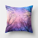 Axyaa Sky Landscape Print Polyester Pillowcase for Home Decor