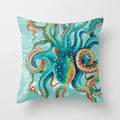 Axyaa Psychedelic Octopus Print Pillowcase - Home Decor