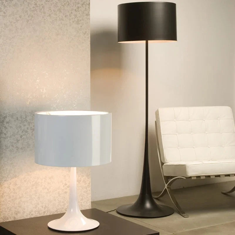 Axyaa Nordic Minimalist LED Floor Lamp for Living Room, Bedroom & Study