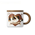 Axyaa Cute Cartoon Animals 300ML Thermal Mug Stainless Steel Tumbler with Handle
