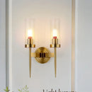 Axyaa Nordic Copper Double Head Wall Lamp for Living Room, Dining Room & Bedroom