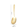 Axyaa Stainless Steel Serving Spoon Colander - Wide-mouthed, Catering Quality