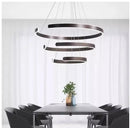 Axyaa Minimalist C-shaped Pendant Light for Restaurant Bar, Bedroom, and Living Room