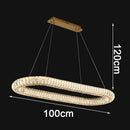 Axyaa Crystal Chandelier Pendant Lamp for Luxurious Living Room and Bedroom Lighting