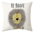 Axyaa Cartoon Animal Print Pillowcase for Living Room Decoration