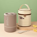 Axyaa 3-Layer Stainless Steel Thermal Lunch Box - BPA-Free Food Container