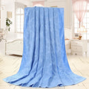 Axyaa Jacquard Cotton Blanket: Soft Breathable Bedspread for Adults & Kids