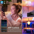 Axyaa Smart Focus RGB WiFi Bulb 10W Voice Control Dimmable Lights for Home