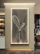 Axyaa Feather LED Wall Lamp for Modern Home Decor
