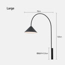 Axyaa Fishing Glass Wall Lamp - Modern Minimalist Long Pole Wall Sconce