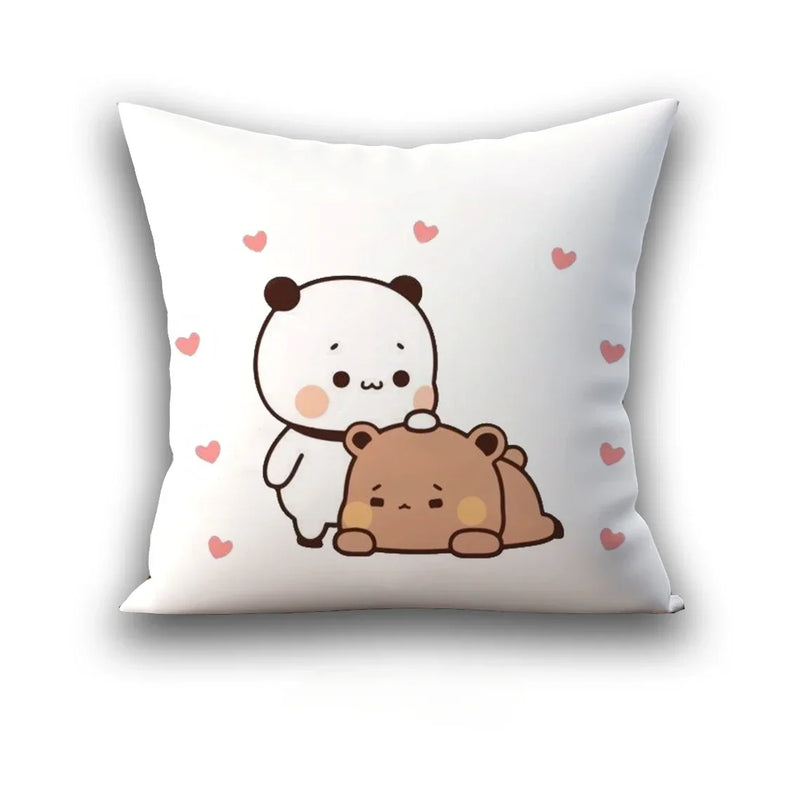 Axyaa 45x45 Cushion Cover, Cute Square Pillowcase, Birthday Wedding Gift
