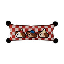 Axyaa Cartoon Dog Rectangular Pillow Mid-Century Style Home Backrest Cushion
