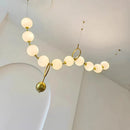Axyaa LED Chandelier Ceiling Lamp for Modern Bedroom and Dining Room