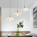 Axyaa Glass Chandelier Pendant Lights - Nordic Style Hanging Lighting for Home and Commercial Spaces