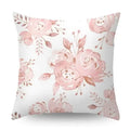 Rose Gold Geometric Pineapple Glitter Pillowcase - Axyaa Home Decor