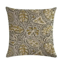 Axyaa Pine Flower Linen Pillow Cover - 45x45cm