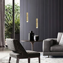 Axyaa Gold Tube Pendant Light: Modern Kitchen Bedside Lamp
