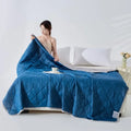 Axyaa Summer Cool Quilt Cold Silk Solid Color Single Double Air Conditioner Quilt