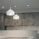 Axyaa Hollow Pendant Lamp: Minimalist LED Art for Home, Bedroom, Dining Room