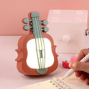 Axyaa LED Violin Night Light Lamp with RGB Color, USB Charging - Bedroom Bedside Table Lighting