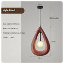 Axyaa LED Chandelier for Dining Room, Bedroom, or Living Room - Japanese Style Indoor Lighting Decor