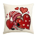 Axyaa Love Bowknot Dwarf Pillowcase - Sweet Romantic Home Decor
