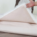 Axyaa Faux Sheepskin Soft Area Rug | Fluffy Wool Chair Sofa Cushion