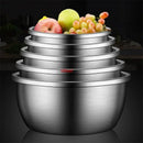 Axya 304 Stainless Steel Kitchen Drainage Basket - Food Grade Vegetable Washing Basin
