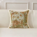 Axyaa Retro Cotton & Linen Throw Pillowcase 45x45 - Yarn-Dyed Jacquard Cover