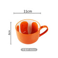 Axyaa Cartoon Watermelon Fruit Ceramic Mug - Cute Breakfast Office Coffee Cup