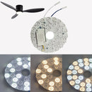 Axyaa Three-color LED Ceiling Fan Light, Easy Install Magnetic Panel Light