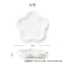 Axyaa Flower Plate: Exquisite Dining Plate, High Grade, Cute Dessert Plate
