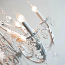 Axyaa French Metal Chandelier Crystal Lamp for Home and Store Lighting