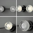 Axyaa Brass LED Wall Sconces Tricolors Bedroom Bathroom Lighting