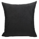 Axyaa Soft Corduroy Cushion Cover Striped Throw Pillow Case for Home Decor