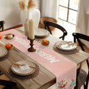 Axyaa Christmas Berry Table Runner for Kitchen Holiday Party Decoration