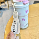 Axyaa Stainless Steel Vacuum Tumbler with Straw for Hot and Cold Drinks