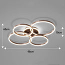 Axyaa Smart LED Ceiling Lights for Nordic Home Bedroom Decor