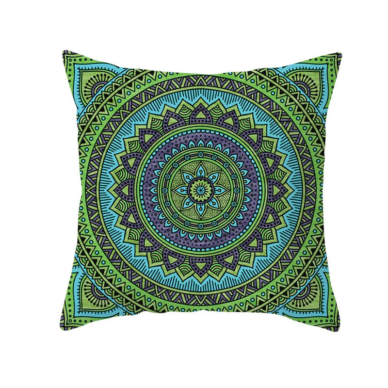 Axyaa Bohemian Geometric Polyester Pillowcase 45x45cm for Home Decor