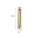 Axyaa Stainless Steel Gold Wall Lamp - Modern Nordic Design for Bedroom, Restaurant, Aisle