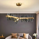 Axyaa Modern Circular Pendant Light for Stylish Living Room and Dining Room