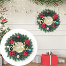 Axyaa Christmas Berry Ball Letter Wreath